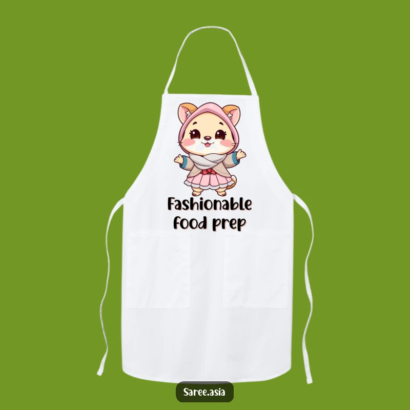 Funny Posing Animal Apron: Cook in Style with This Fashionable Kitchenwear