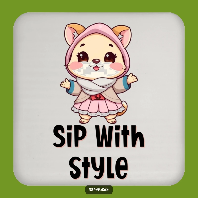 Funny Posing Animal Drink Coaster: Add a Touch of Fashion to Your Table