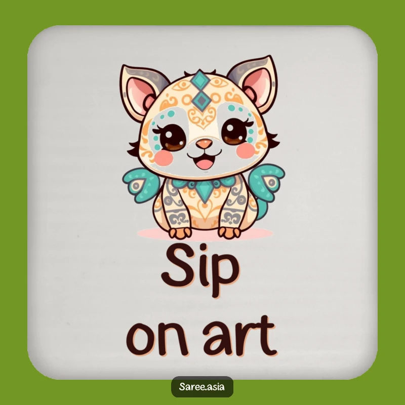 Funny Proud Animal Drink Coaster: Protect Surfaces with Prideful Style